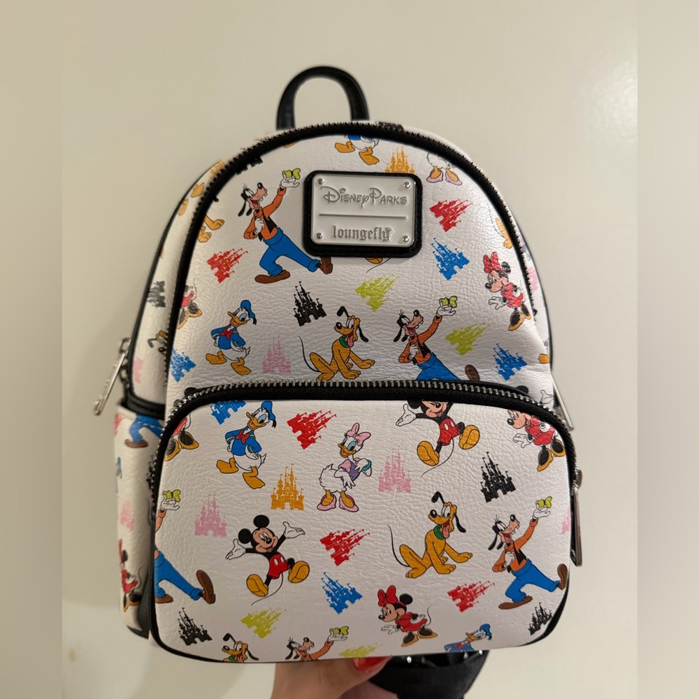 Disney Loungefly Backpack with Fab 5 and Ear holder